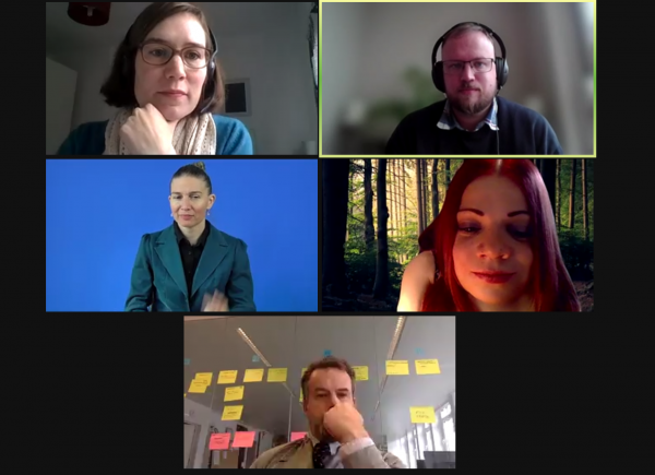 Panelists during their intervention