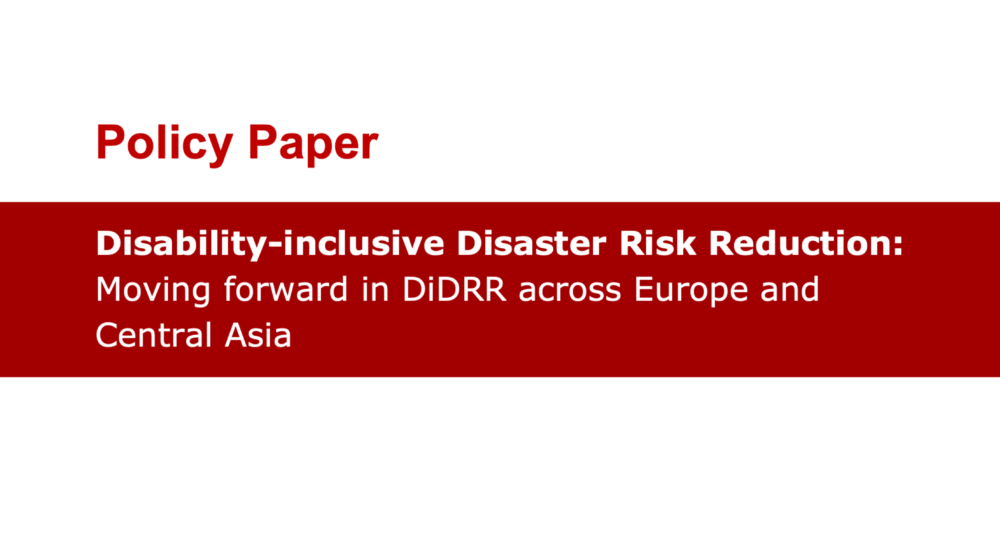 DRR Policy Paper banner