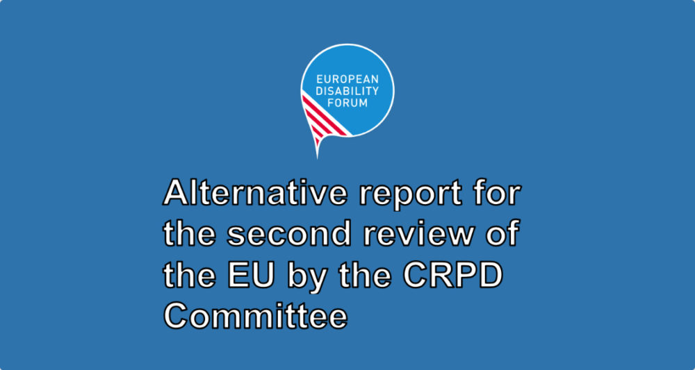 EDF alternative report of the UNCRPD