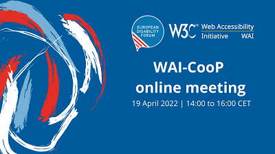 Wai Coop Online Meeting European Disability Forum