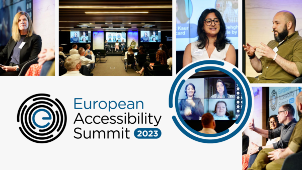 Participants of the European Accessibility Summit panel on Designing devices for all.