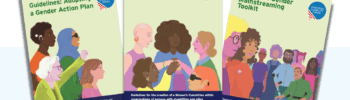 Cover of the 3 documents that are part of the EDF Gender Package