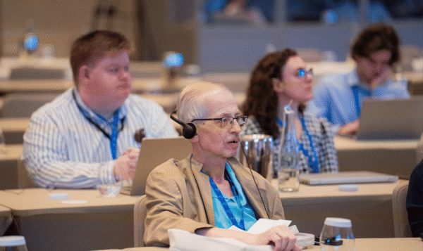 Joachim Busch at the European Disability Forum's General Assembly